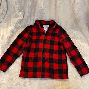 Buffalo check fleece